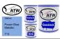 Preview: Volvo, Power Blue Metallic, 713: 1L Lackdose + 1L Klarlack + 500ml Härter - Set, von ATW Autoteile West.
